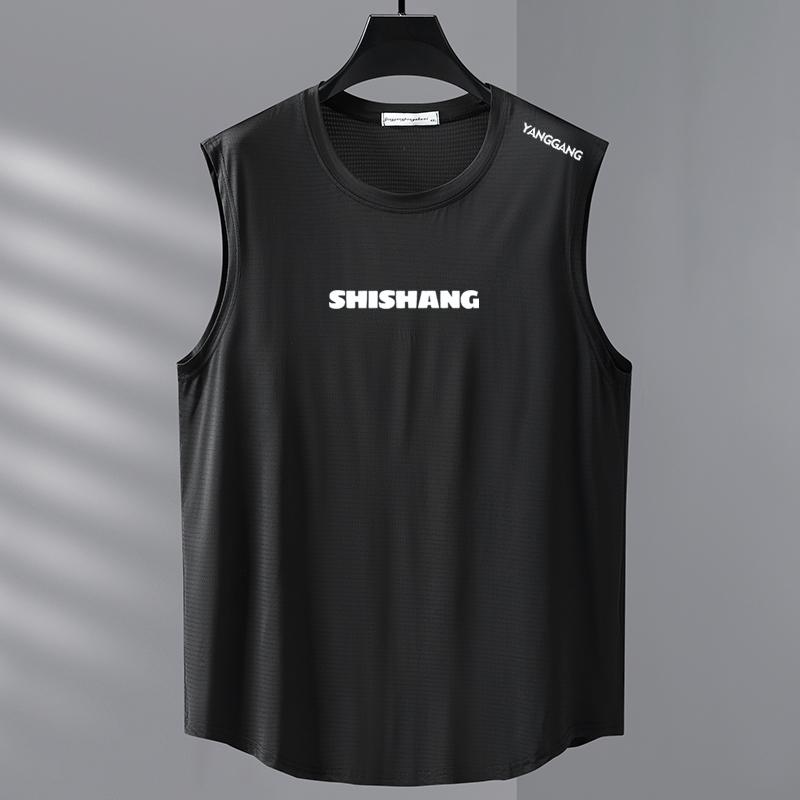 Taglie Forti 4XL-10XL T-shirt Oversize Senza Maniche da Uomo Top Estivi T-shirt Casual Abbigliamento Estivo