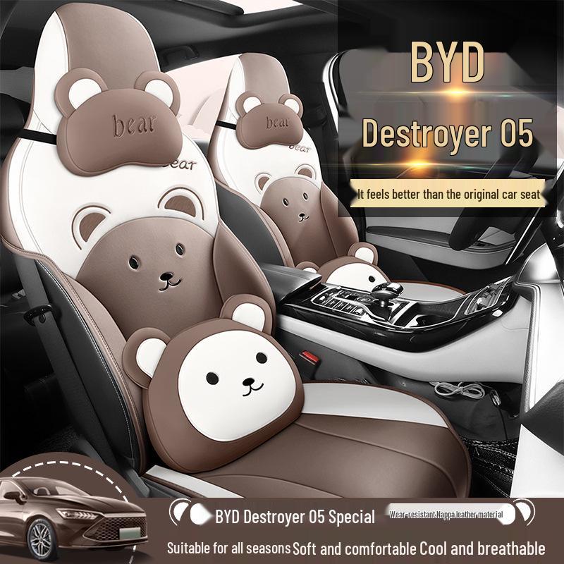 2023 BYD Destroyer 05 Champion Edition Car Seat Cover: Semi-Wrapped, All-Season Cushion.