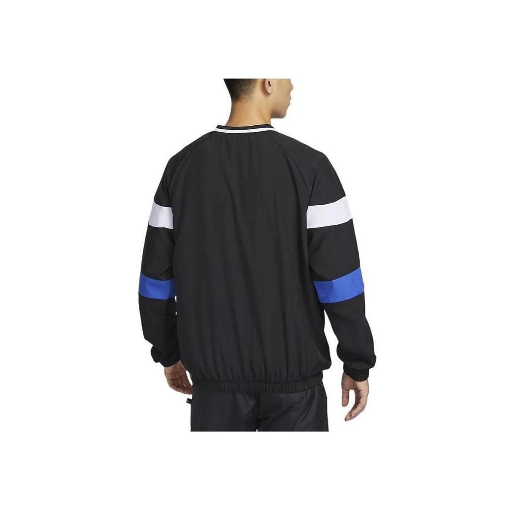 Nike Sudadera Casual de Manga Larga con Cuello en V Dri-Fit Academy Color Block para Hombre Sudadera Negra FN2384-010