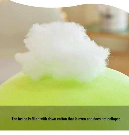 Large Cute Egg Boy Plush Toy Pillow - Black Egg Cloth Doll for Children's Day