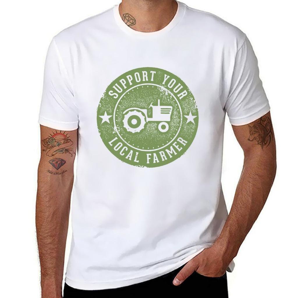 Support Your Local Farmers Tshirt Fashion Letter Print Tshirt