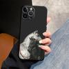 White Black Horse Funda Phone Cover Case for Apple iPhone 17 Pro Max 11 XR XS MAX 14 12 Air 16 15 Pro 7 8 13