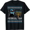 Meowzel Tov Schwarze Katze Lustiges Hanukkah Chanukah Herren Damen Kinder T-Shirt
