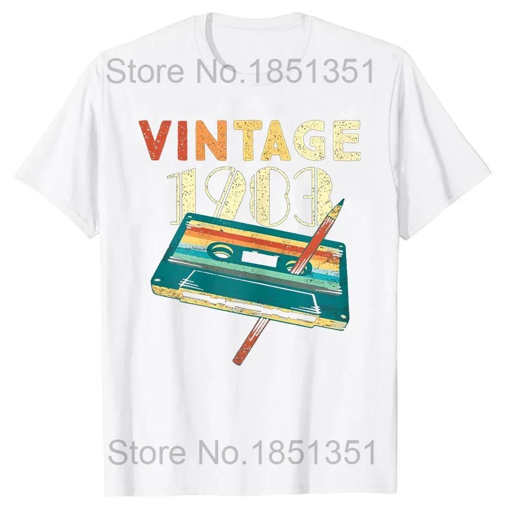2024 Fashion Tshirt 41 Year Old Vintage 1983 Limited Edition 41th Birthday Classic Tee Tops ShortSleeve Casual Basic Tshirts