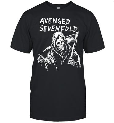 Avenged Sevenfold T Shirt Band Logo Grim Reaper Metal Tee