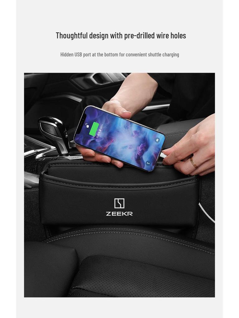 Kompatible Aufbewahrungsbox für Zeekr 001, X, 009, M-Vision Autoinnenräume