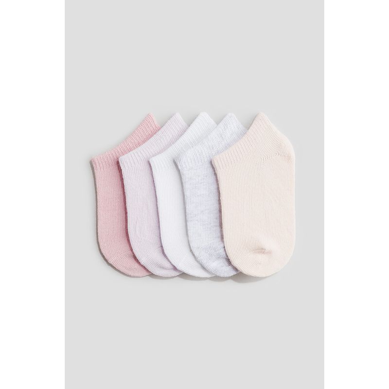 

HM Children s Clothing Baby Boy Baby Girl Socks 2025 Summer New Comfort Fine Knitting Athletic Socks 5 Pairs Pack 0943590 14-16 Pink/light gray