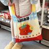 Large Capacity Cartoon Shopping Bag Waterproof Vegetable Storage Bag Handheld Bag  Shopping