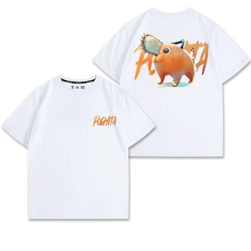 Pochita Chainsaw Unisex Anime Printed Tshirt Unisexs and Womens Tshirt Unisexs Top Sports Tshirt 2026 Summer New Tee