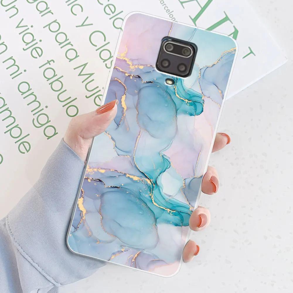For Xiaomi Redmi Note 9 Note 9T Case For Note 9 Pro Marble Silicone TPU Soft Phone Cases For Redmi Note9s 9 Pro Max Bumper Bags