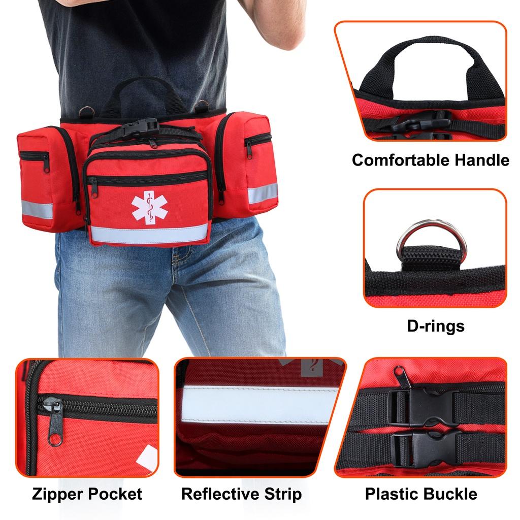 New Outdoor Oxford Cloth Portable Medicine Waist Bag Emergency Rescue Bag