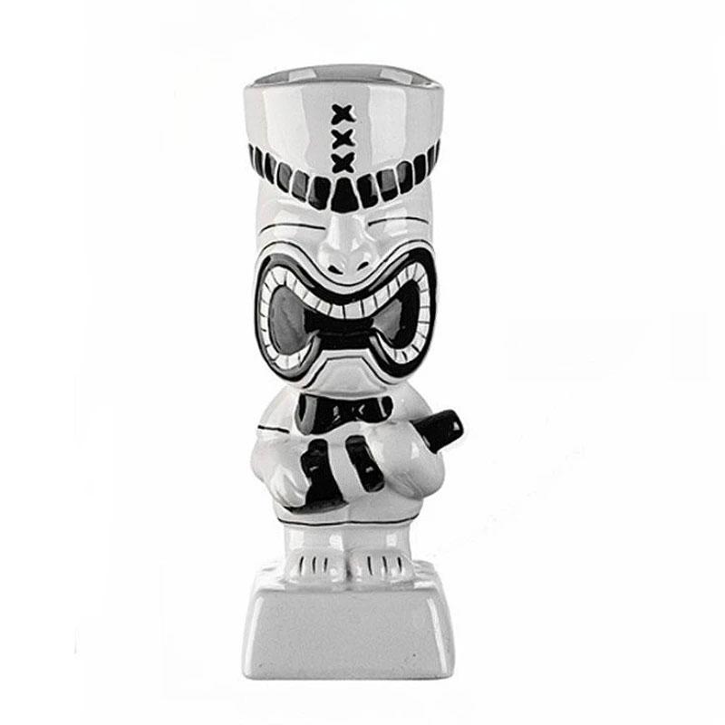 Tiki Mugs for Cocktails Barware Luau Decor Cups Ceramic Hawaiian Tiki Glasses Tropical Drinkware Best Gift To Friend Decoration