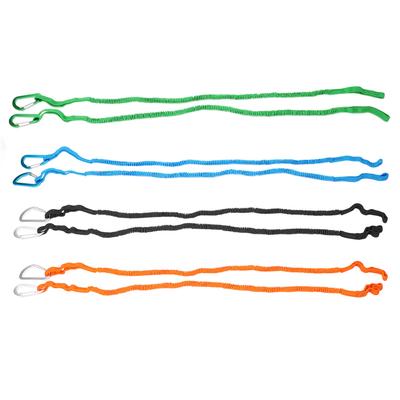 2 stücke Kajak Paddel Leine Dehnbar Strap Lanyard Seil für Kajak Bootfahren Kanu Angeln Pole Ro