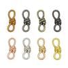 Women'S Tote Bag Metal Twist Knot Spring Ring Lobster Buckle Shoulder Bag Shoes Clothes Knot Decoration Keychain