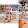 Adorable Plush Sanrio Shark Cat Backpack Keychain Doll Pendant For Creative Gifts