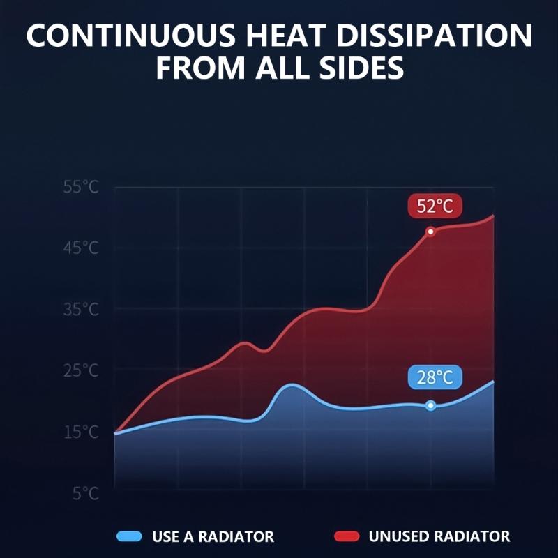 Back Clip Type Radiator Cellphone Cooling Fan 5000RPM Heatsink for 4-6.7inch Phone Portable Mobile Phone Cooling System