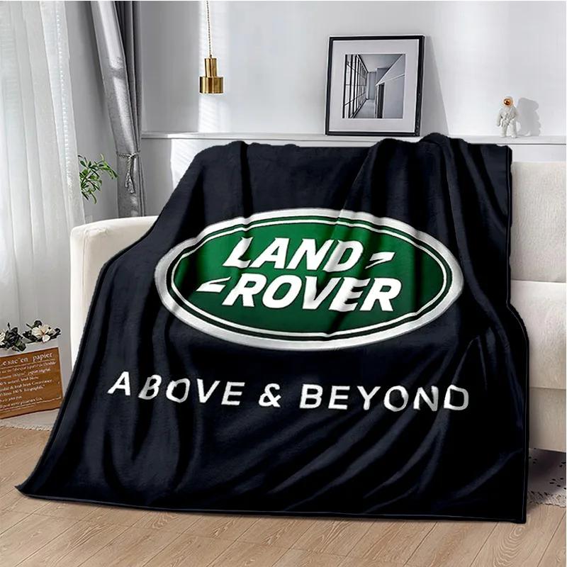 Luxurious HD Fashion Trend Sports Car L-LAND ROVER Logo Blanket - Perfect for Children as Gift Sofa Bed Office Hotel Decor