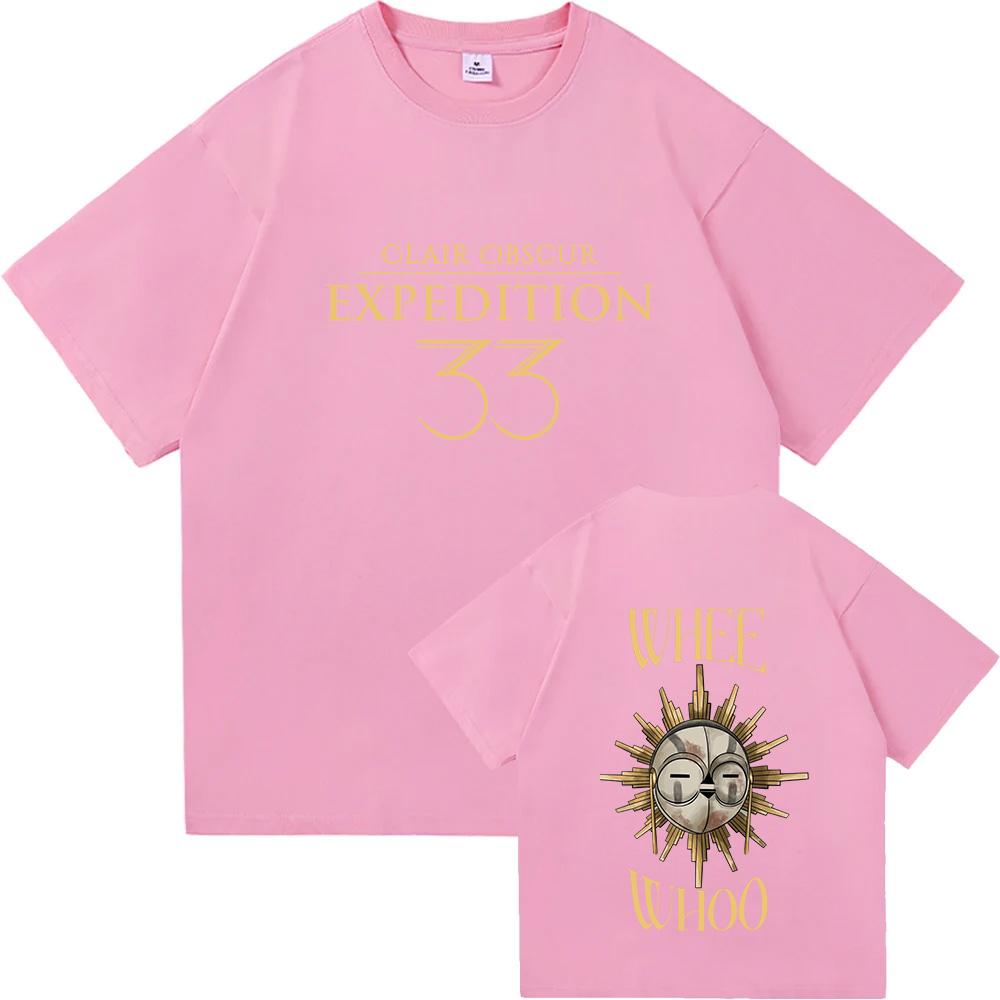 Clair Obscur Expedition 33 T-Shirts Expedition 33 Esquie Harz Sonnenfänger Grafik-T-Shirt Herren Damen Mode Harajuku Baumwolle Y2K Oberteile