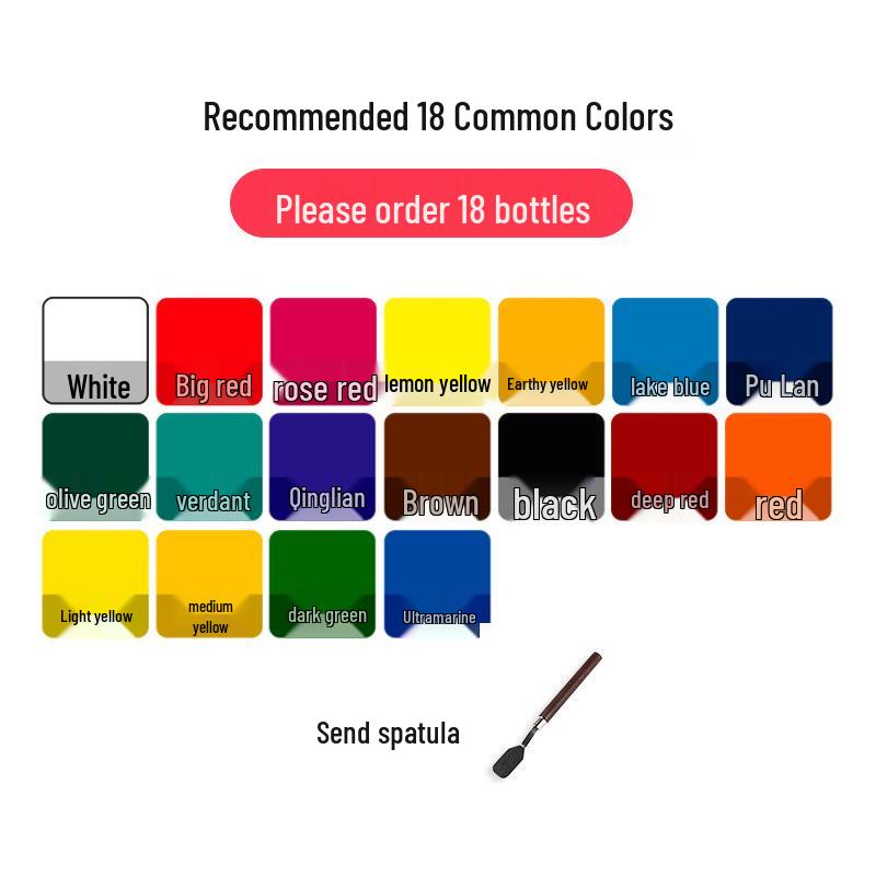 Mali Afwasbare Gouache Verf 100ml - Handgeschilderde Kleuren voor Kinderen en Studenten