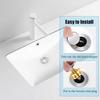 Copper Drain Filter Bounce Cores Sink Drain Plug Sink Basins Drain Basket Sink Stoppers for Bathroom Kitchen