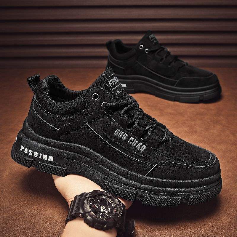 

Зимние высокие мужские ботинки 2025 новые бархатные теплые хлопковые ботинки повседневные рабочие ботинки мужские модные ботинки ботинки Мартина мужские 44