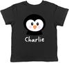 Personalised Penguin Face Animal Animal Childrens Kids T-Shirt Boys Girls Gift