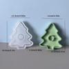 Christmas Tree Candlestick Silicone Mold Food Grade Silicone For Epoxy Resin Making Candle Stand Holder Chocolate Baking