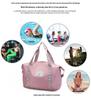 Expandable Large Capacity Travel Bag with Dry/Wet Separation, Portable Handheld Style for Fitness and Luggage Storage