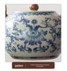 Ru Kiln Lotus Tea Set: One Pot, Six Cups with Tray - Kung Fu Style
