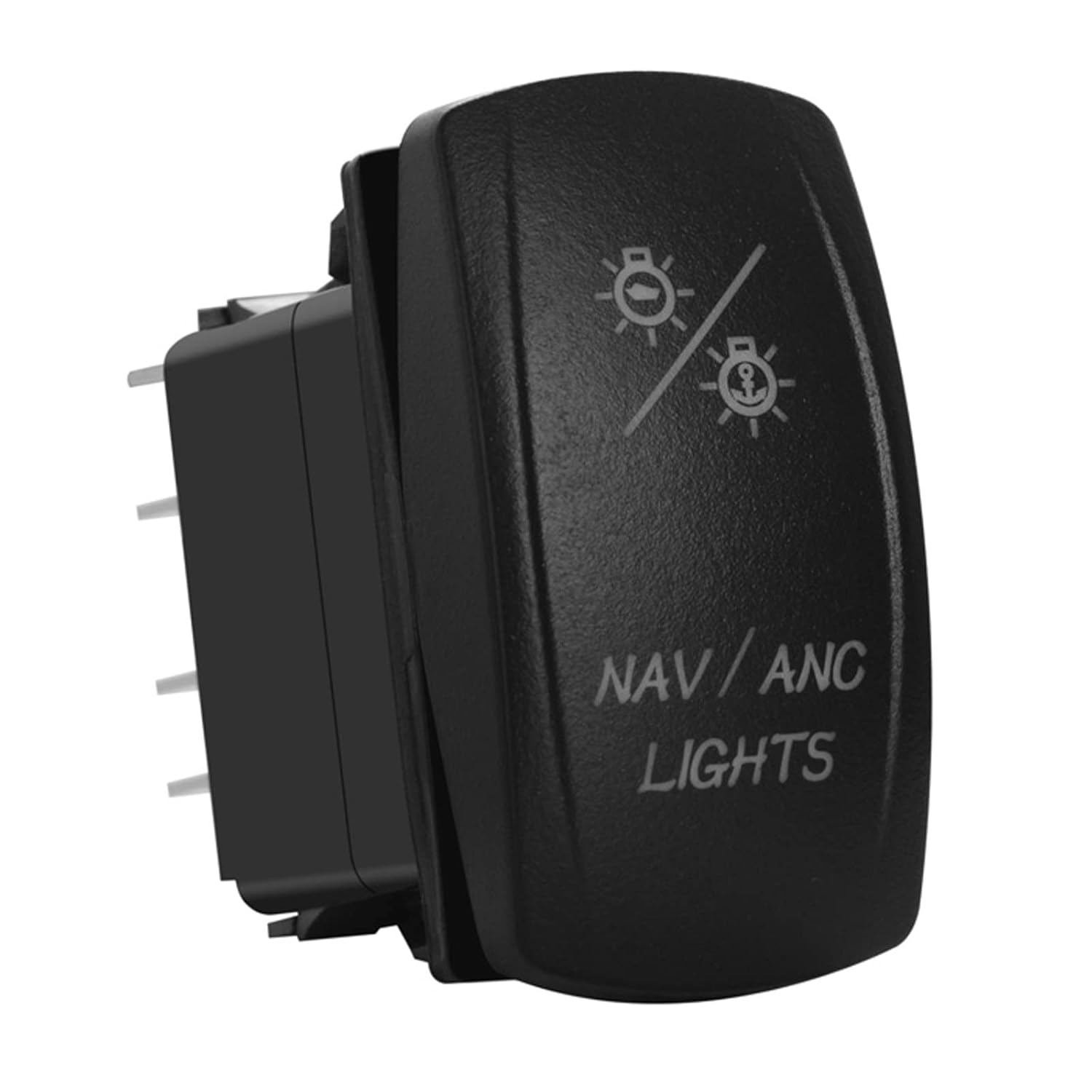 

Blue Led Navigation Light Anchot Light Rocker Switch 7Pin ON-Off-ON Nav/ANC Light Toggle Switch for Marine Boat Ship Vessel Fishing Boat 12V 24V