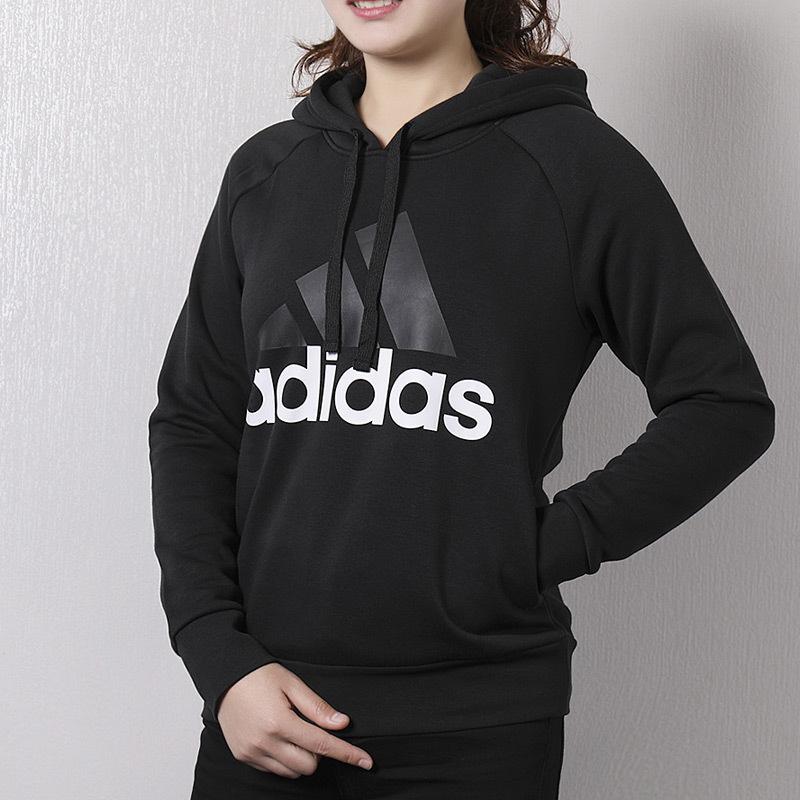 adidas ESSENTIALS Sweatshirt Women's Black/White BK7060