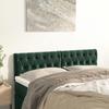 VidaXL 2x Headboards Bedroom Furniture Bed Accessories Single Bed Heads Interior Bed Frame Heads Dark Green 346365