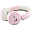 Słuchawki nauszne Bluetooth Hello Kitty Face Logo Różowe