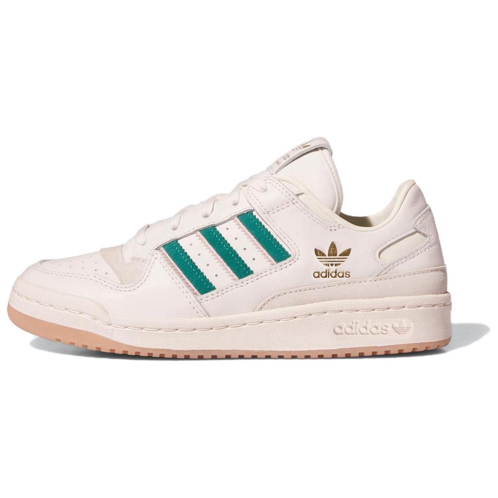 Adidas  Forum Low CL Active Green Sandy Pink Women Sneakers Cream Cloud-White IF7220