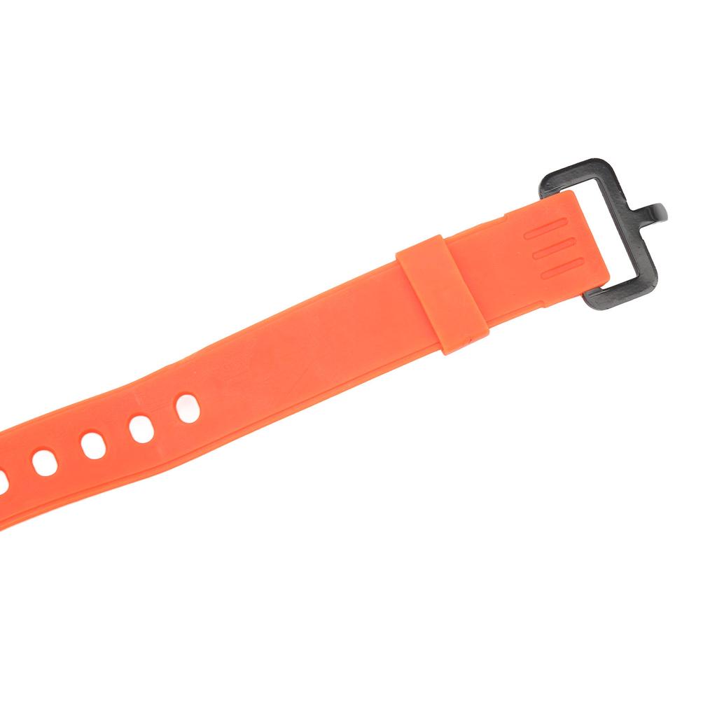 5 Stück Wiederverwendbarer Kabelbinder Gummi Kabelband Befestigungselement Drahtorganisator Eisenschnalle Orange