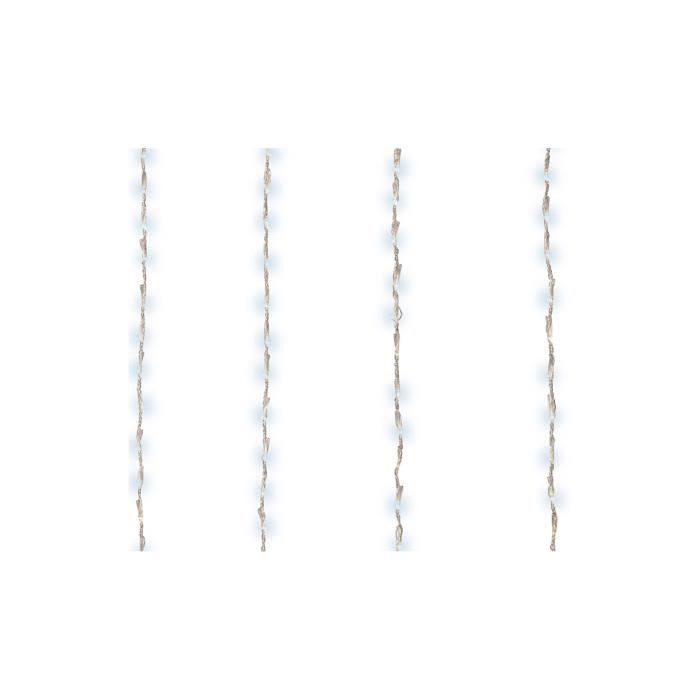 Rideau Led Balcon Usage Extérieur - GENERIQUE - Blanc Lumière Froide - 2x1m - 220 Leds