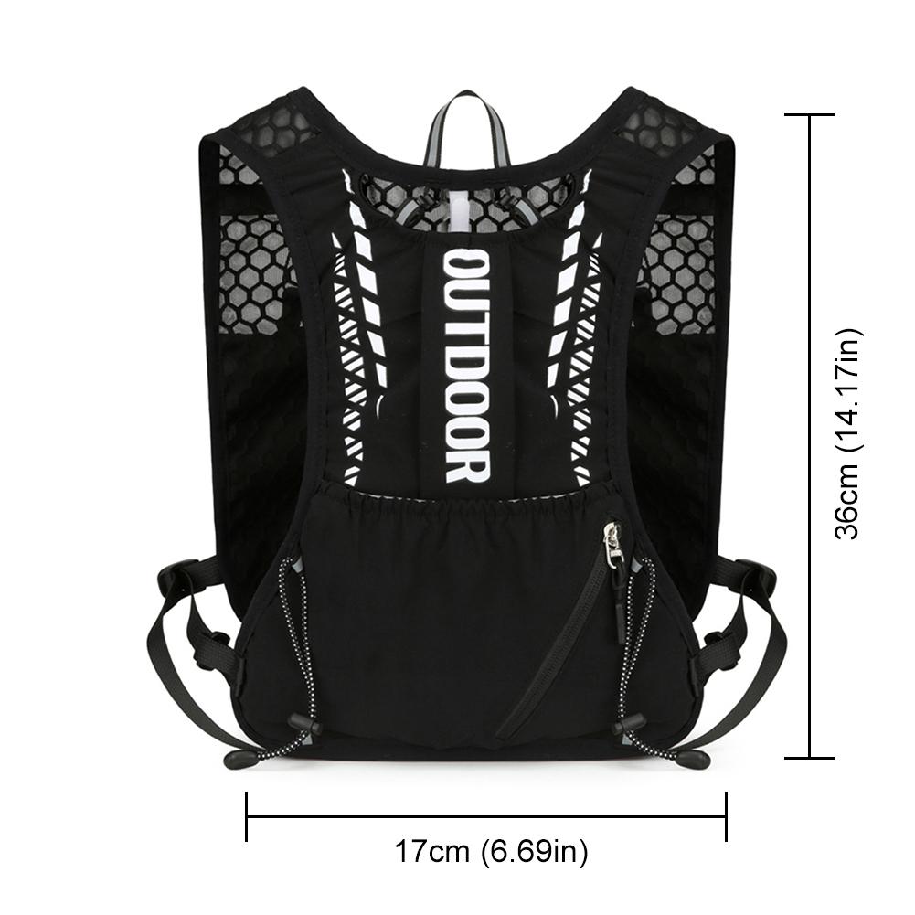 Running Hydrating Vest Backpack Ultralight Hydration Jogging Vest Men Breathable Marathon Bicycle Bag Water Bottle Running Vests