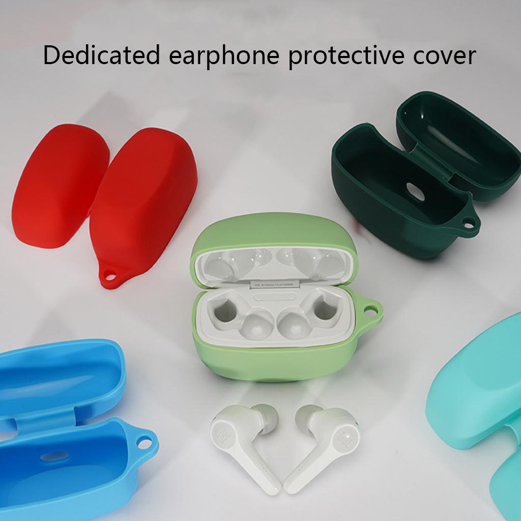 Compatible for JBL-Tune 215TWS Washable Protect Cover Lightweight Case Impact-resistant Waterproof for Shell Silicon