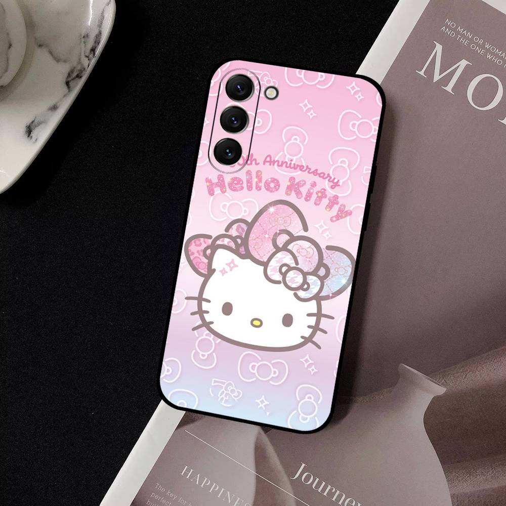 H-HelloS-S K-Kitty Cute Phone Case For Samsung Galaxy S21 S22 S23 S24ULTRA S25ULTRA FE Ultra Plus5G A52S S26 Soft Cover
