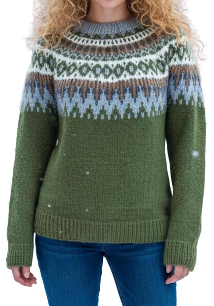 Women's 2026 American Style Color Block Sweater - Trendy Fashion Knitwear