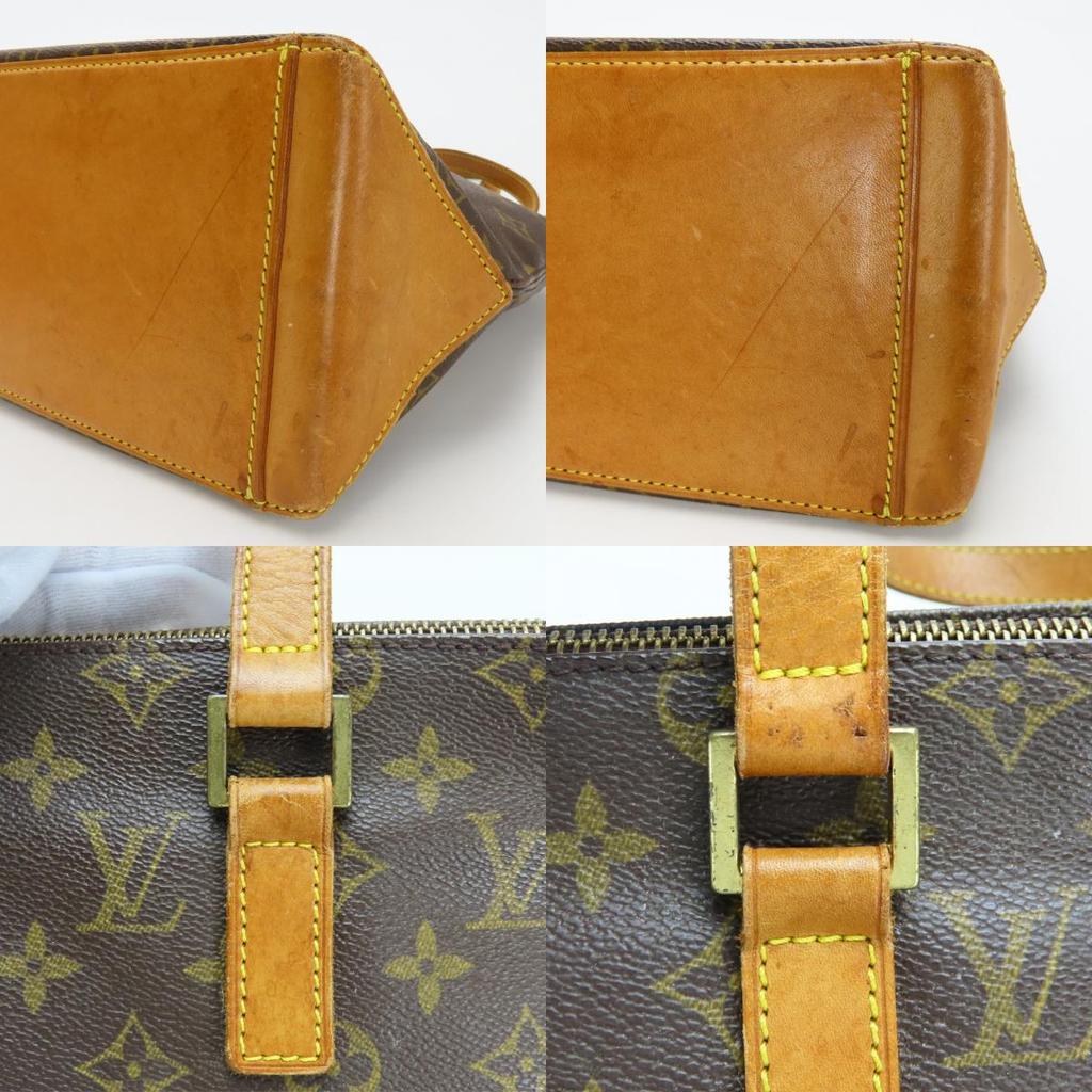 Used LOUIS VUITTON Tote Bag Hippo piano M51148 Monogram/Nume leather Brown Popular