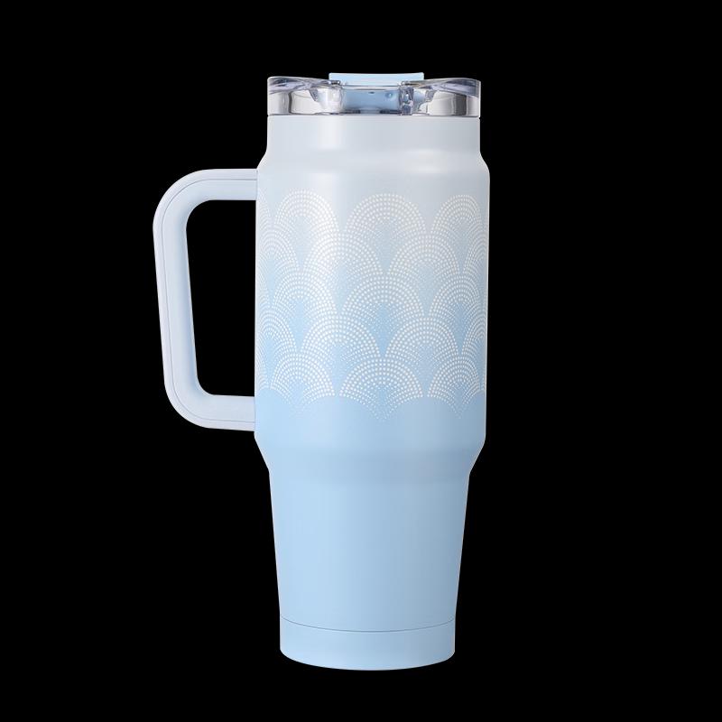 Starbucks 880ml Green Mist Dream Shadow Dual-Drink Insulated Mug