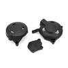Black Plastic Motorcycle Engine Guard Anti-Fall Protection Block - Motorcycle Accessories