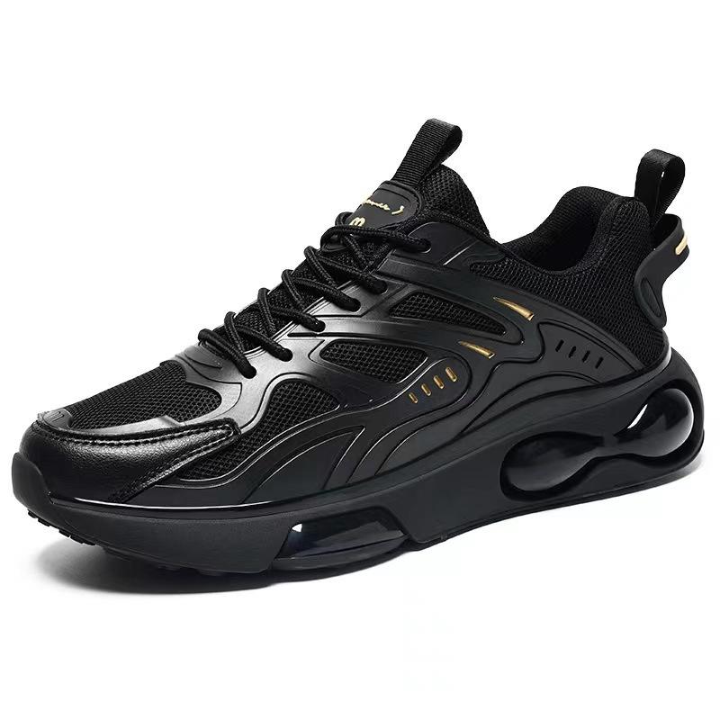 

2025 new air cushion men s shoes, spring popcorn soft-soled running shoes trendy casual breathable mesh sneakers 39