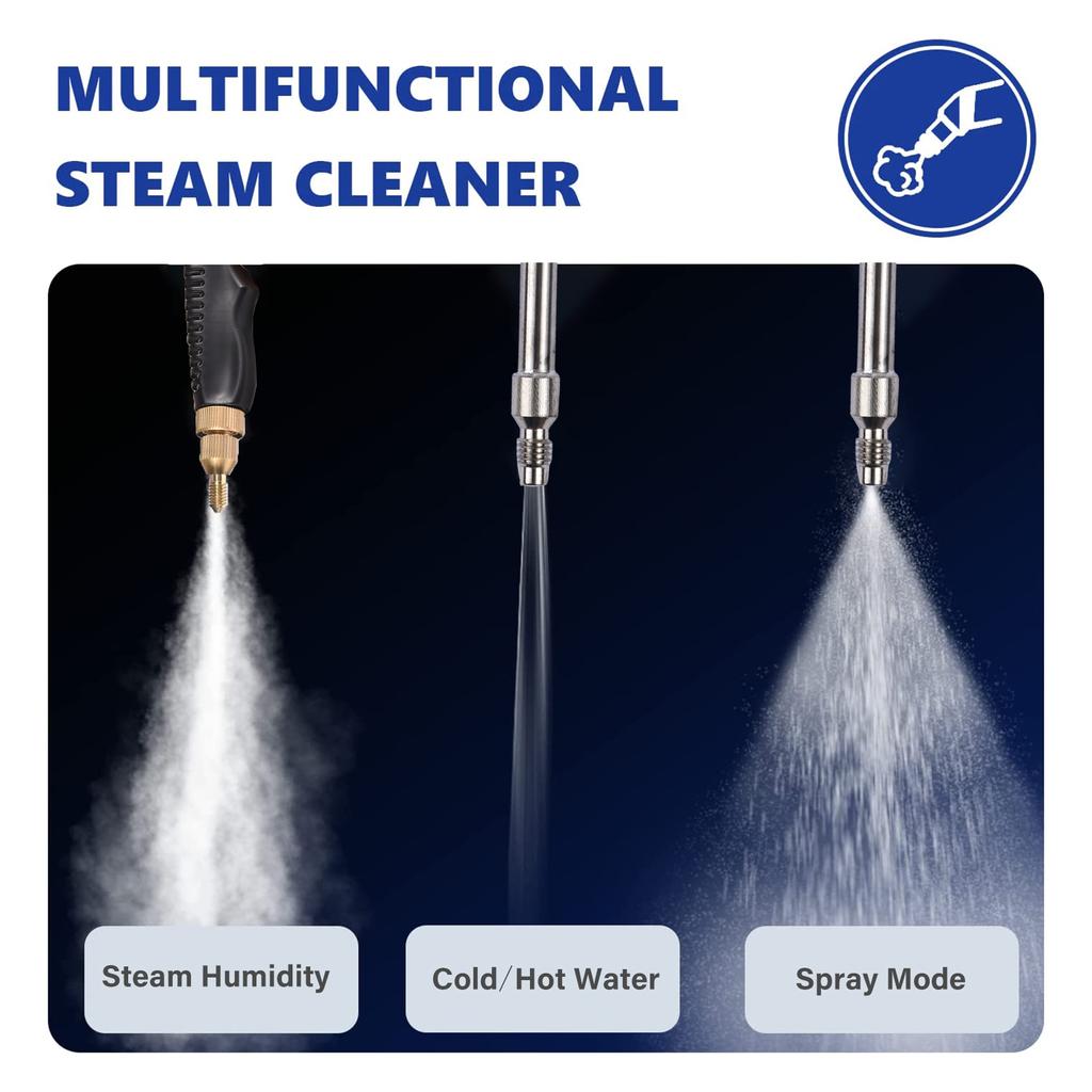 Portable Steam Cleaner High Temperature Pressurized Steam Cleaning Machine Tankless and Heavy