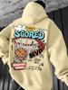 2025 New Autumn Men's Casual Basketball Printed Hoodie Sports Outdoor Soft Large Size Loose High Quality Cotton Pullover