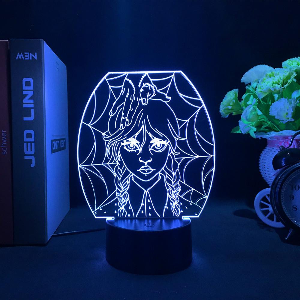 Lampe De Chevet 3D Fleur De Vie Avec Télécommande - Multicolore, Design Original, Fabrication Française