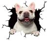 Sticker Jumping Dog Car Supplies Car 3D Easy Paste Funny