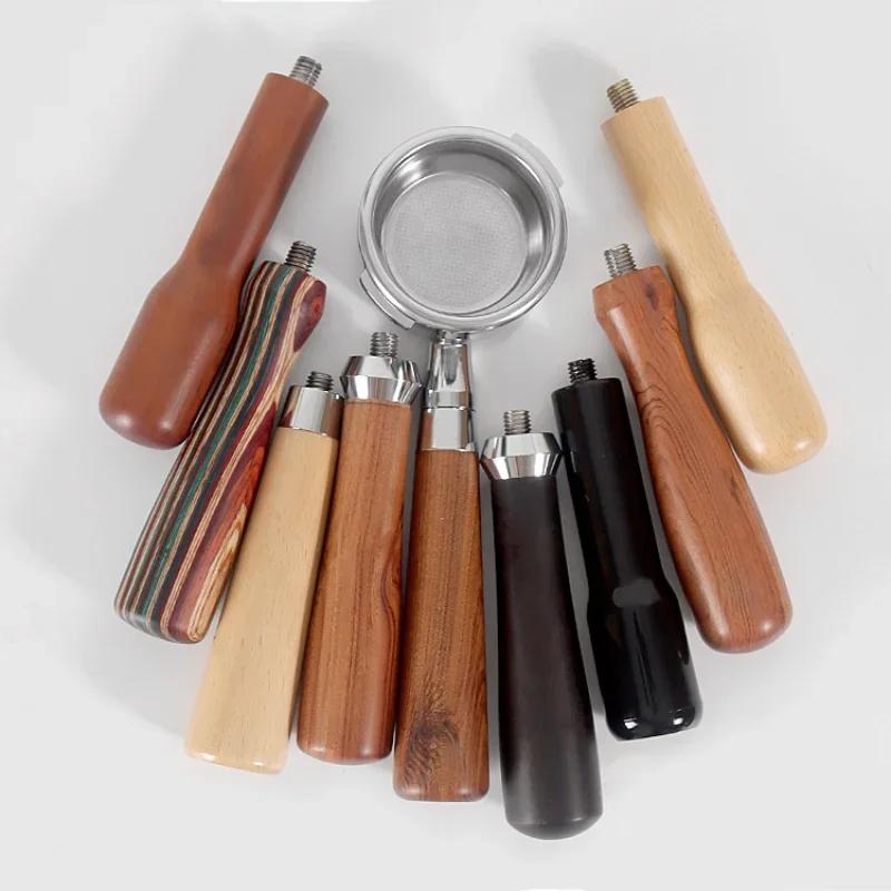 Filtro da 58 mm per Macchina da Caffè GAGGIA Portafiltro Senza Fondo per Caffè Espresso Casalingo Manico in Legno Massello Strumento Universale da Barista