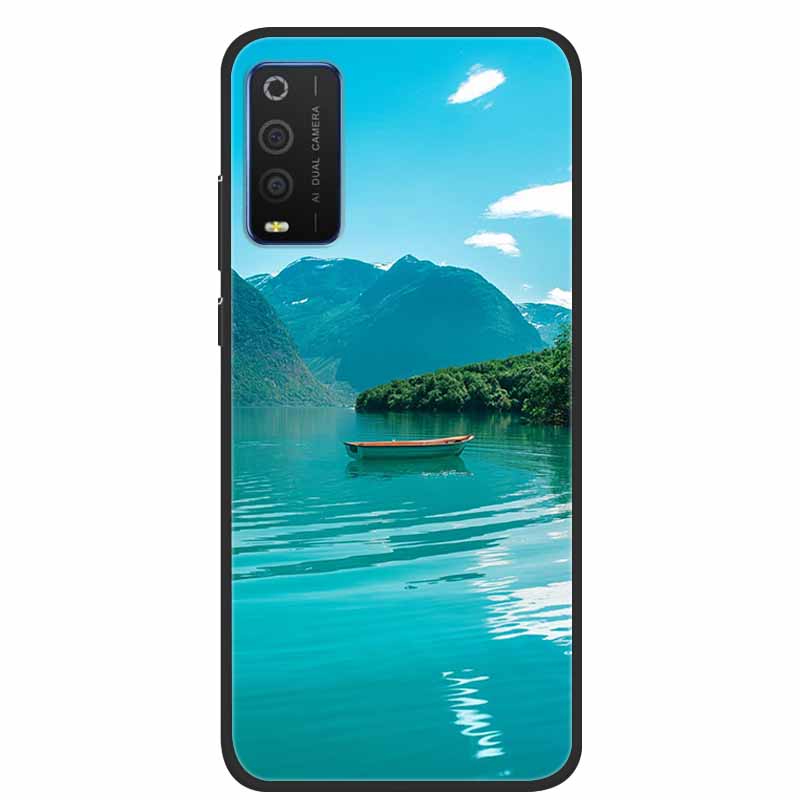 For TCL 205 Cases Fashion Silicone Soft TPU Protective Covers for TCL205 Phone Cases Floral Fundas for TCL 205 4187D 2021 Coque